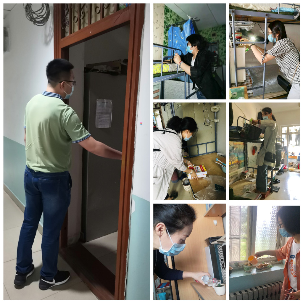 辅导员为员工寄送物品、照顾绿植等